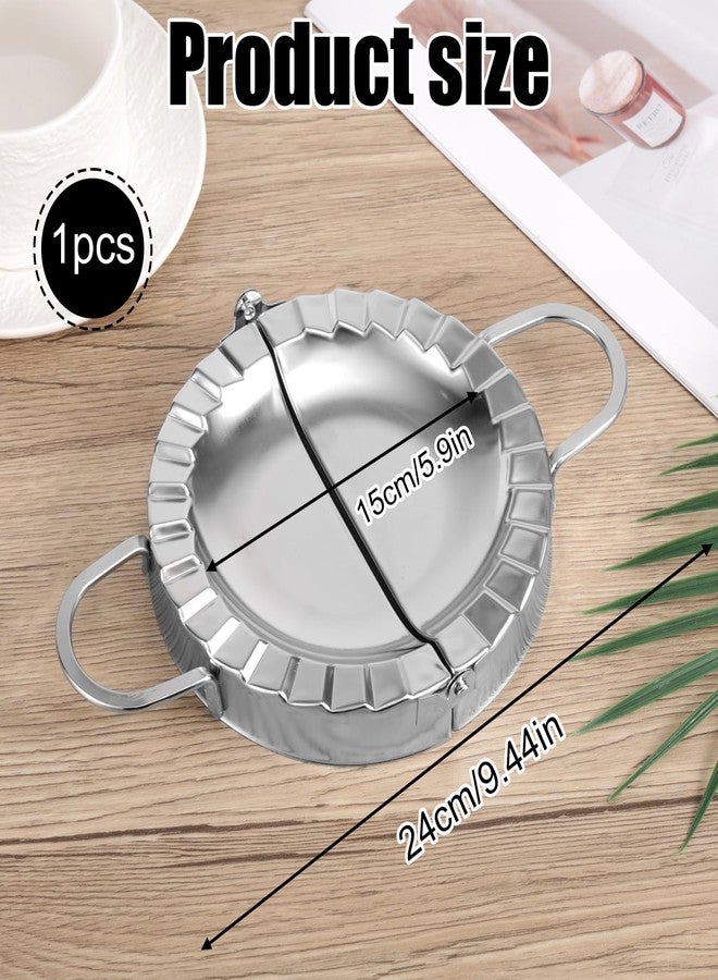 Penitue Tortilla Sealer, 6 Inch Diameter Stainless Steel Tortilla Press for Burritos Dumpling Crimper Kitchen Pasta Maker Essentials for Sandwiches, Burritos, Quesadillas, Pie, etc, Easy to Prepare - Image 2